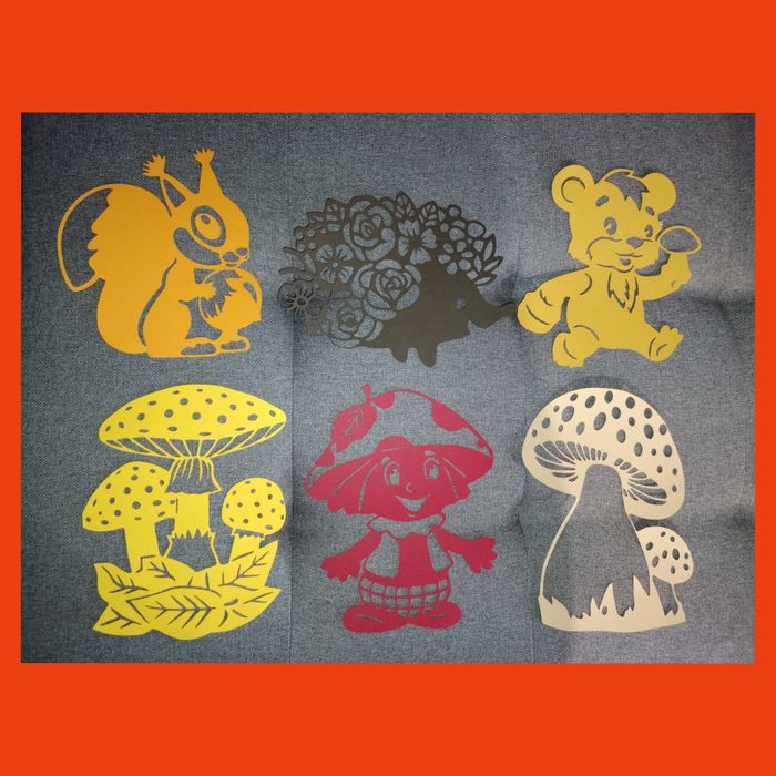 Wycinanki jesienne (6szt.) A4