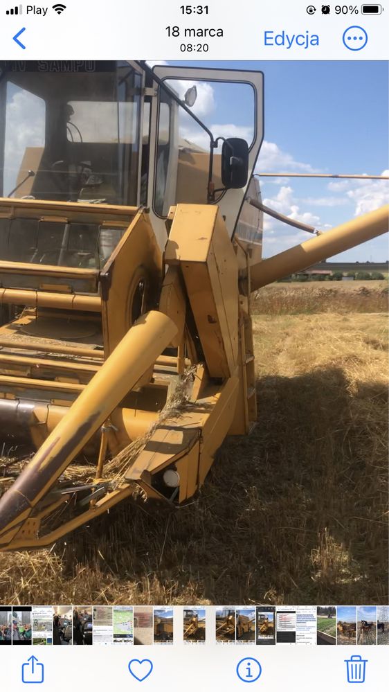 Kombajn zbożowy SAMPO 580