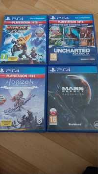 Gry na ps4 Mass Effect Uncharted Ratchet i Clank Horizon