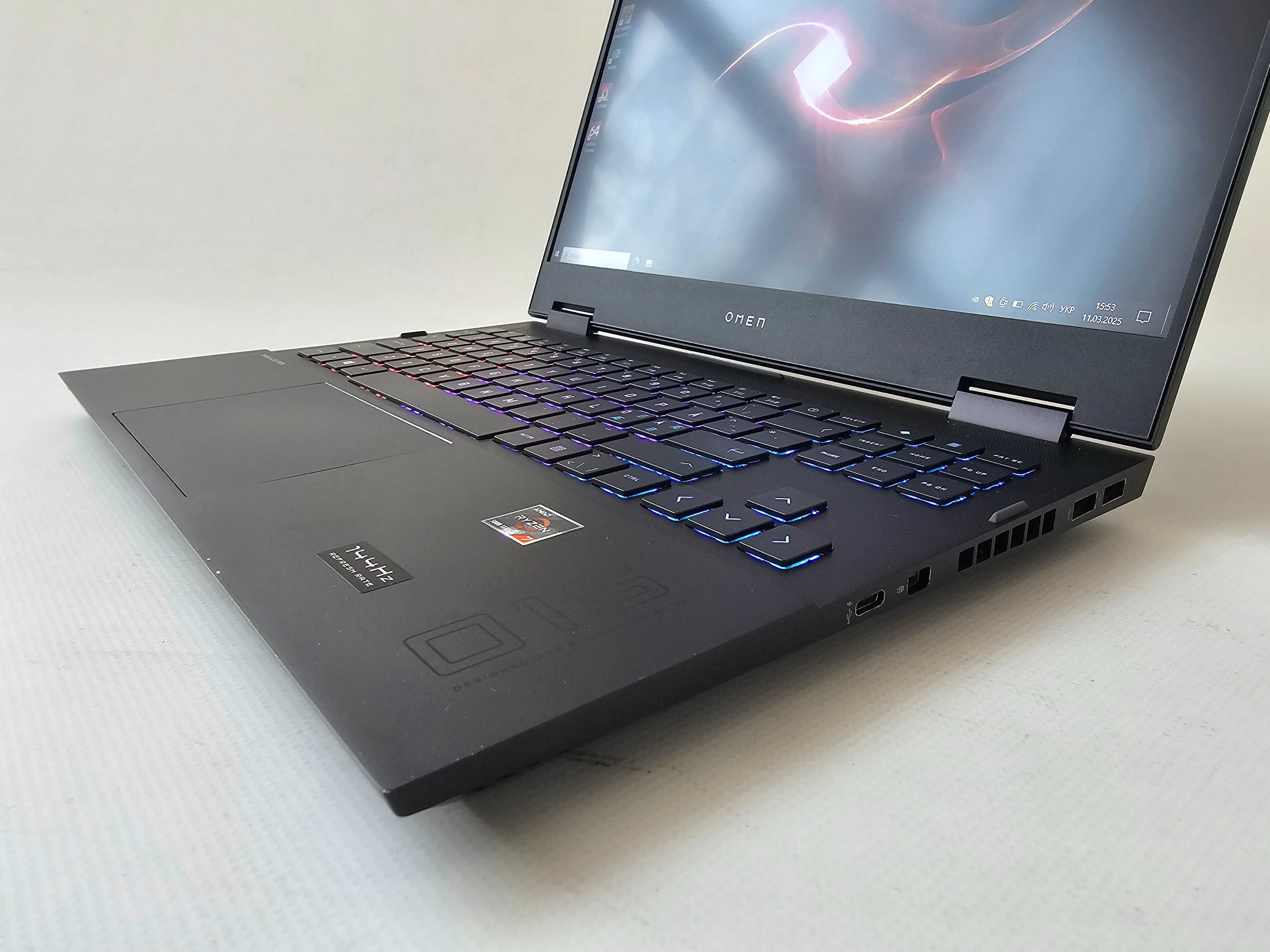 HP OMEN 15 R7 5800H/RTX 3070/RAM 16GB/SSD 1TB/IPS 144Hz