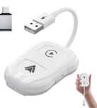 Bezprzewodowy adapter 2 w 1 Apple CarPlay i Android Auto Wireless