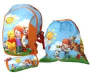 MEGA PREÇO:Kit Winnie com Mochila , Saco de Desporto e Estojo