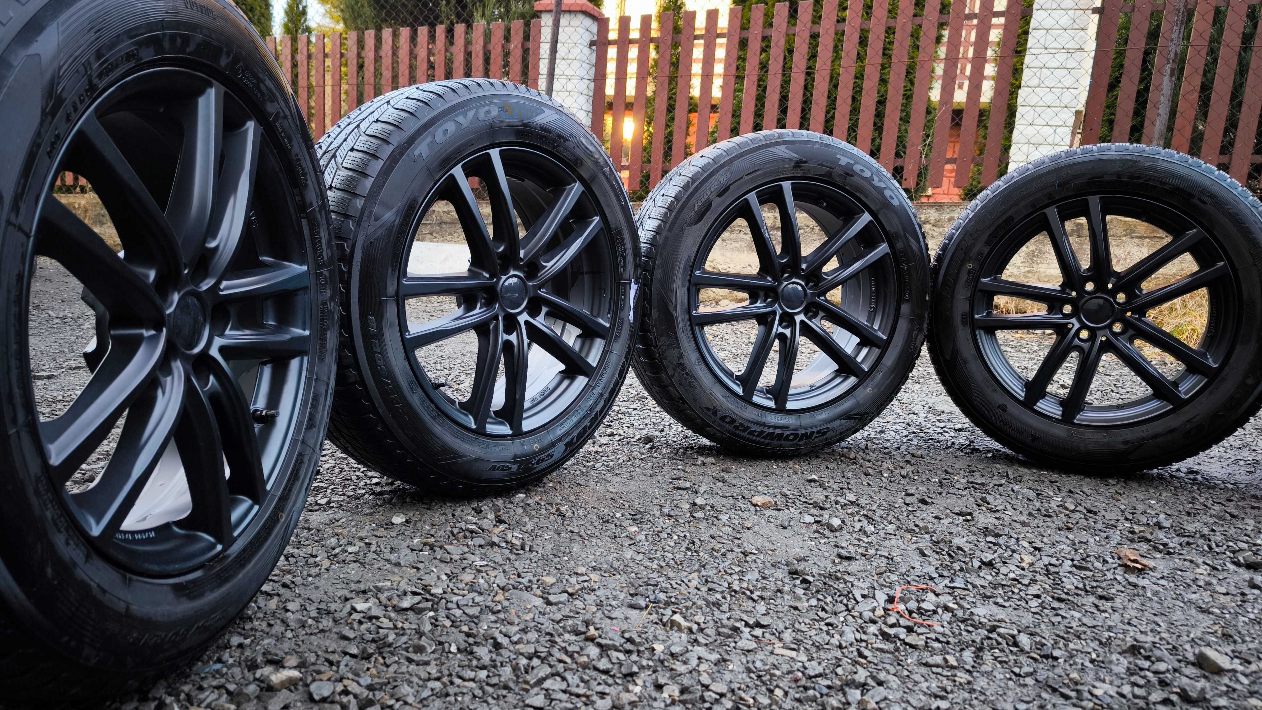 Koła BMW Skoda VW Audi Seat Mercedes 18 cali 5x112 ET 22 Opony 225/60