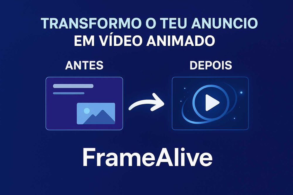 Transformo o teu anúncio parado num vídeo que vende mais
