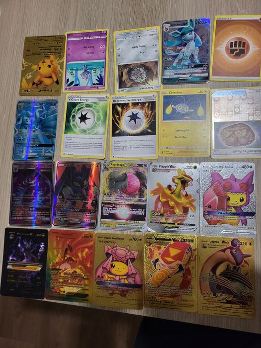 Karty pokemon gx stan bardzo dobry
