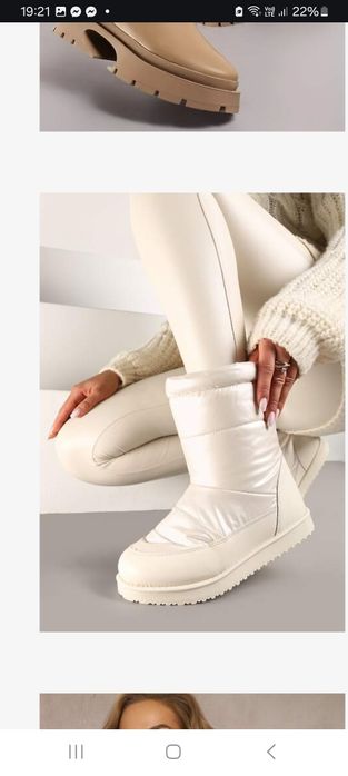 Mega Buty śniegowce damskie