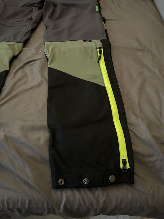 Spodnie Robocze BHP SoftShell Stretch kieszenie Snickers 6940 Oliwkowe