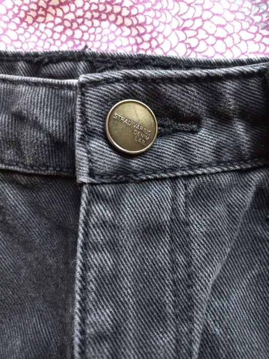 Saia de ganga curta com atilhos Stradivarius