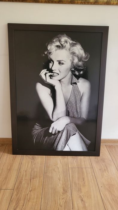 Obraz Marilyn Monroe w drewnianej ramie 70x100