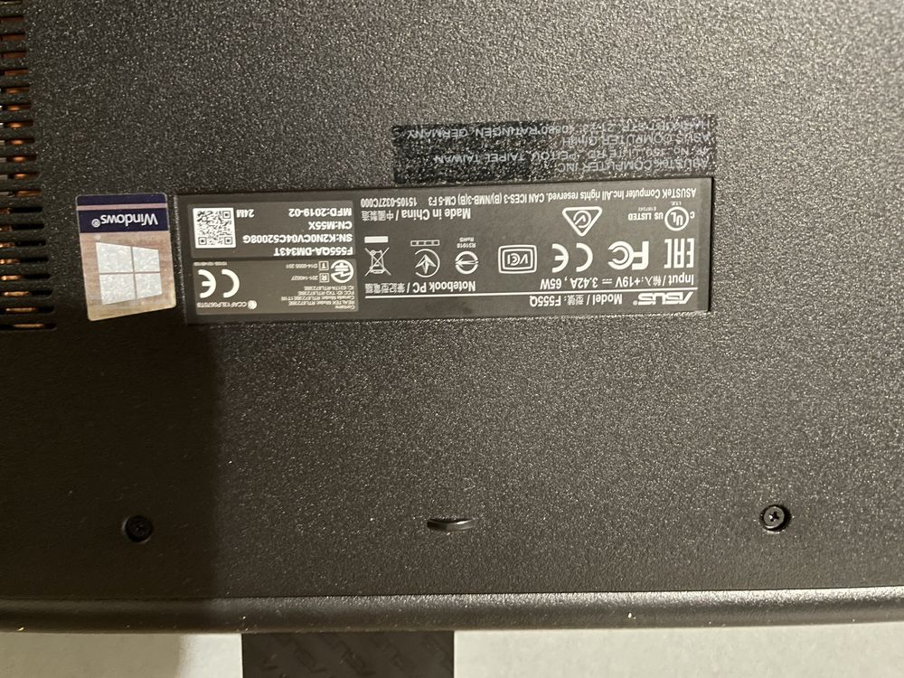 Asus notebook 14,6”-16,7”