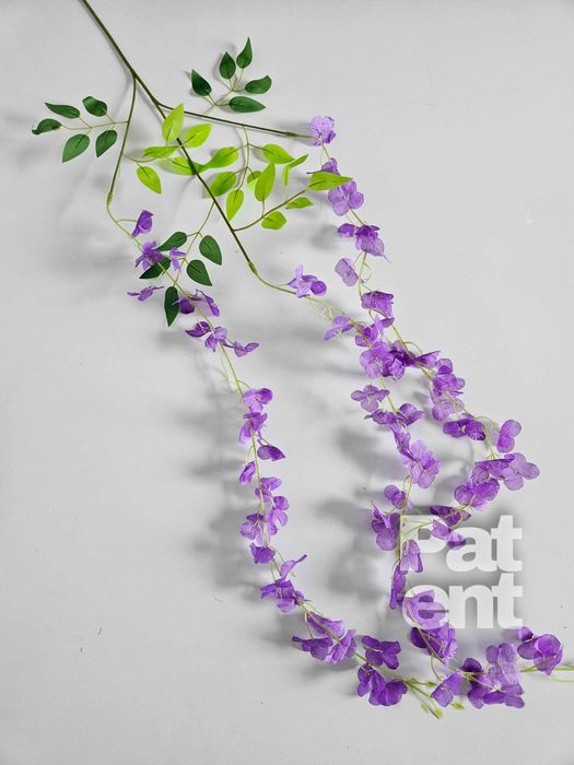 Wisteria fioletowa glicynia sztuczna girlanda dekoracja 12 sztuk