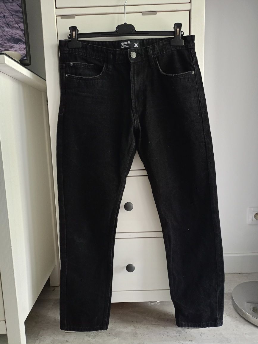 Spodnie jeansowe rurki  chinosy Sinsay r. 30