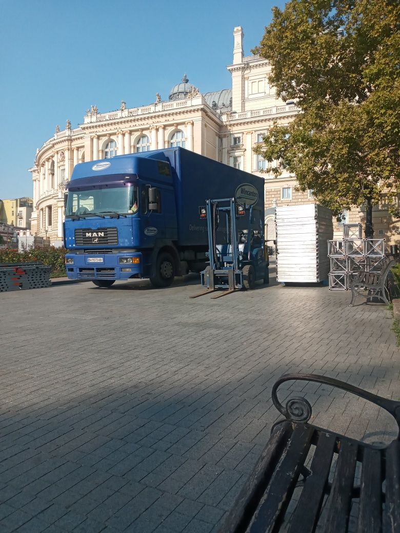 Доставка груза , гидроборт.