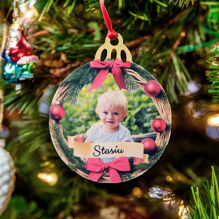 Bombki na choinkę z Twoim imieniem i zdjęciem