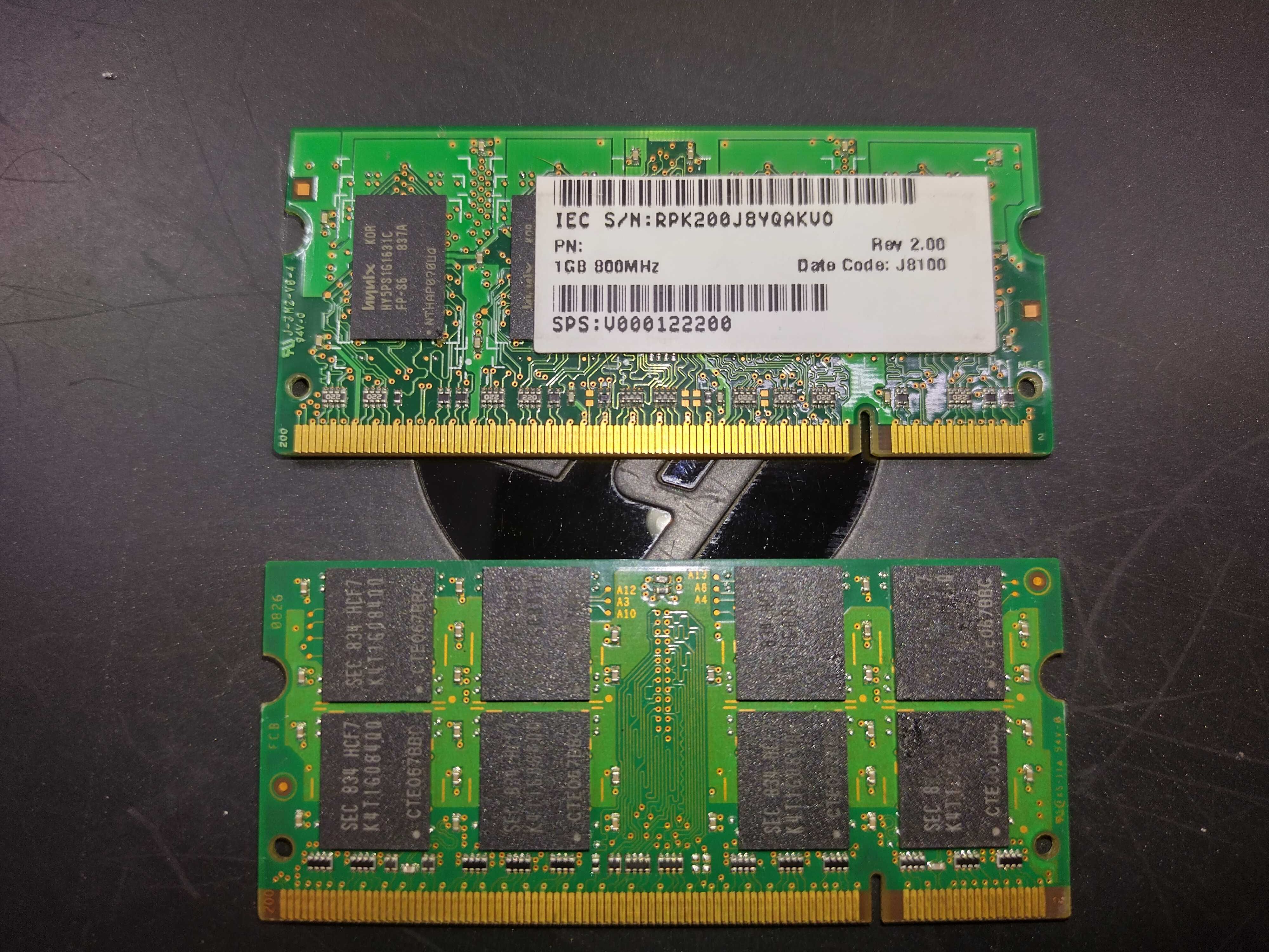 Pamięć  ram 3GB  DDR2 .DDR