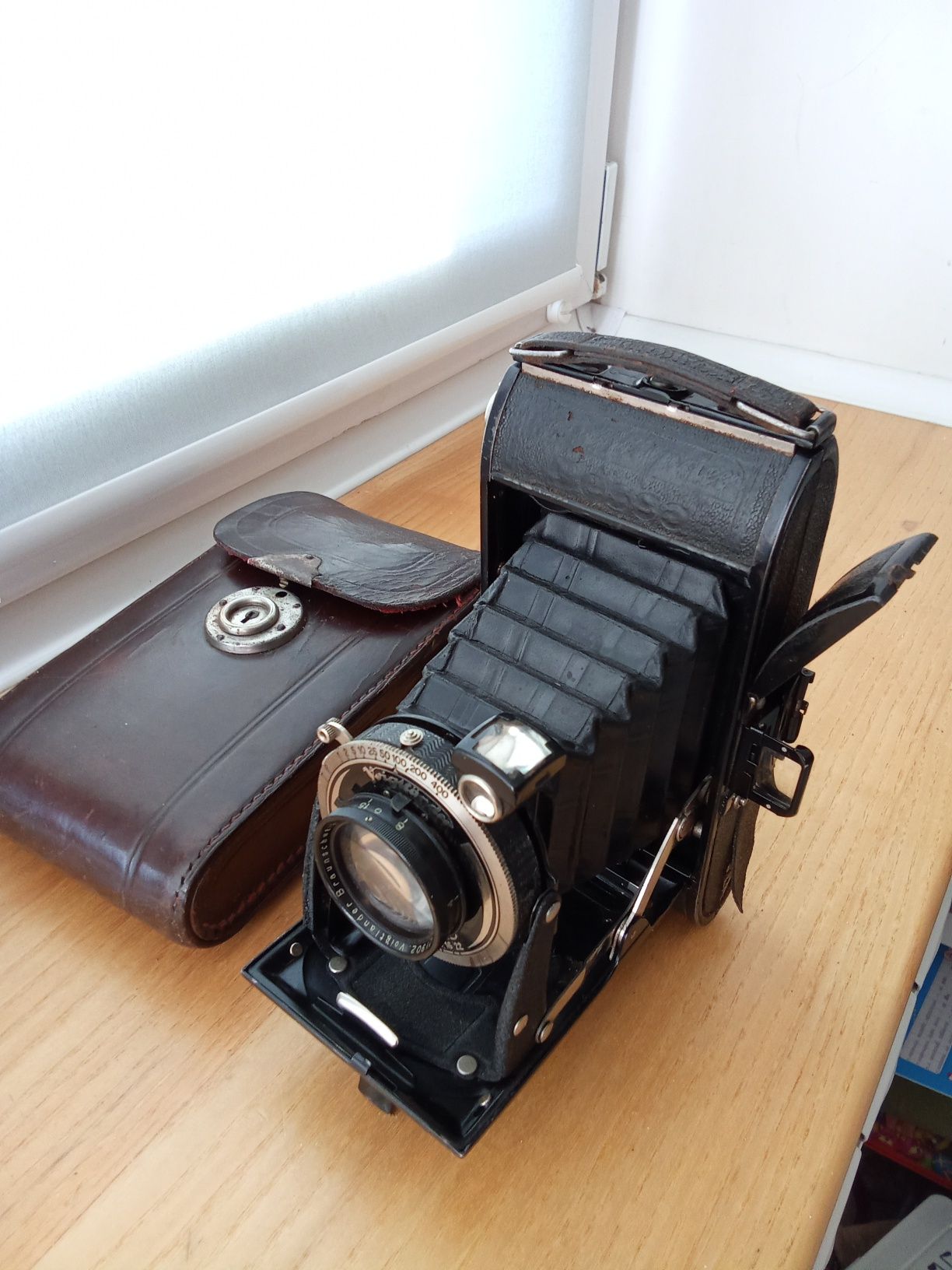 aparat filmowy  Voigtlander  6 x 9 obiektyw compur Rapid
