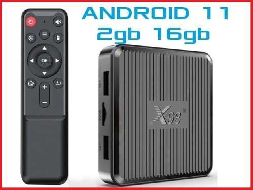 Андроїд 11 Смарт ТВ приставка X98Q S905W2 2гб 16Гб Amlogic X96 mini 23