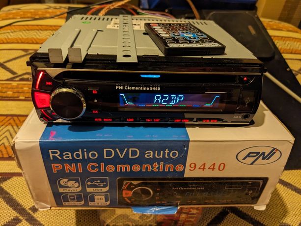 Radio samochodowe PNI Clementine 9440 DVD USB Bluetooth SD pilot