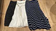 3 spodnice 2 bluzki paka 42 XL