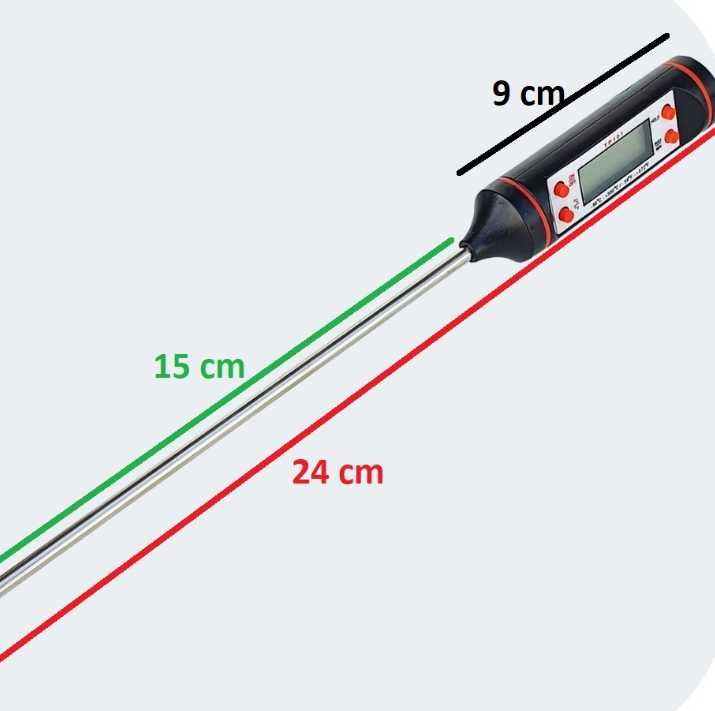 Termometr elektroniczny kuchenny z sondą cyfrowy