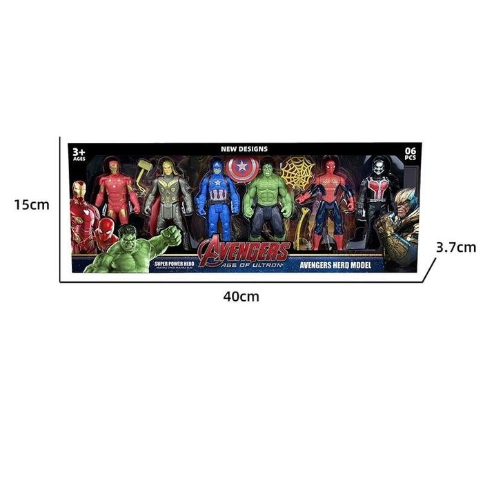 Набір героїв марвел світло,звук,спайдермен,павук,Халк,капітан америка