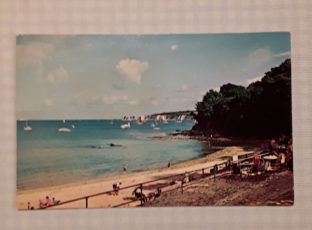 Post Card - antigo Postal de Studland, Inglaterra