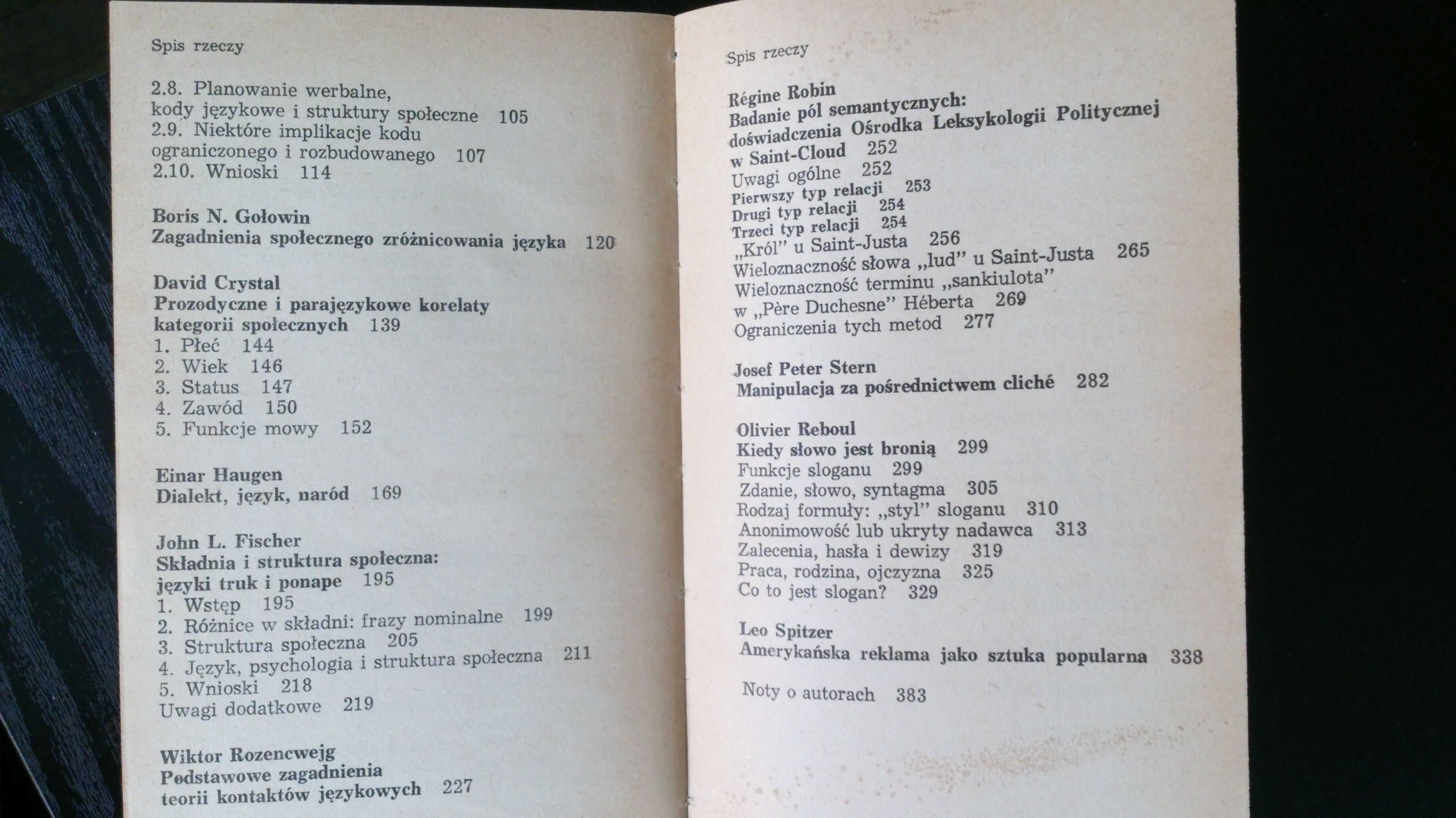 Język i społeczeństwo + Język w świetle nauki {Czytelnik, 1980}