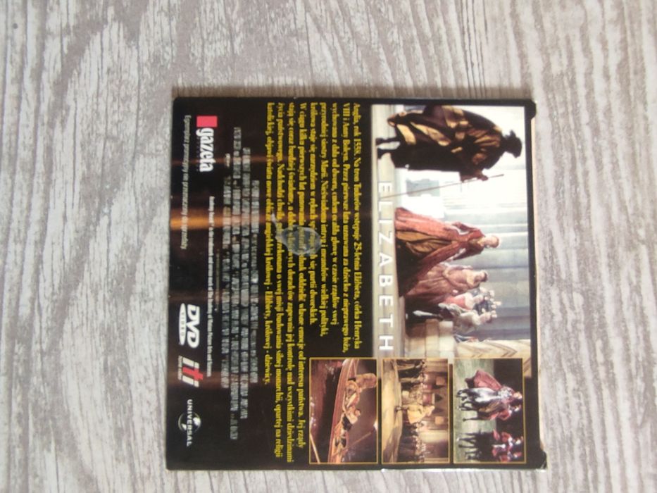 "Elizabeth" film DVD