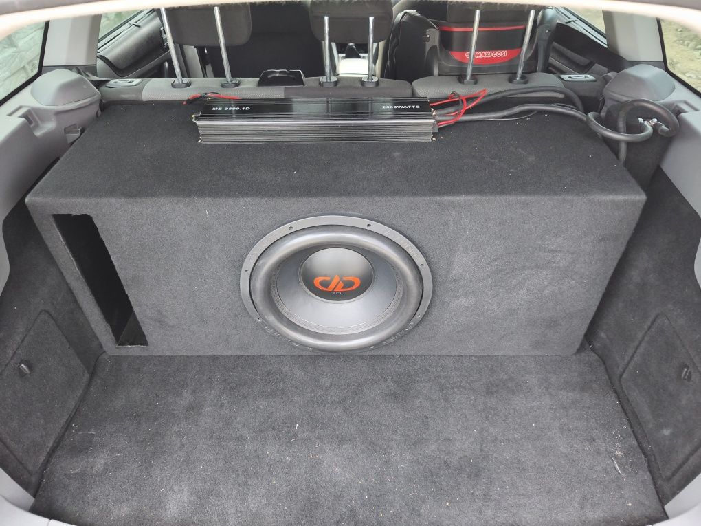 CarAudio DDAudio 4500w Piec2.5kw CDA117RiBT Kond250F Kable50mm2 Zestaw