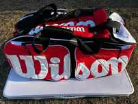 Torba tenisowa Wilson, rakiety tenisowe
