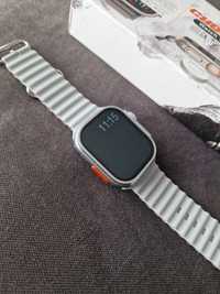 Szary smartwatch komplet