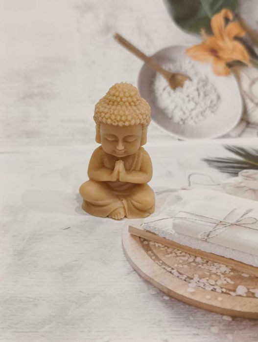 Mini mydełko glicerynowe budda 3D figurka stojąca na prezent