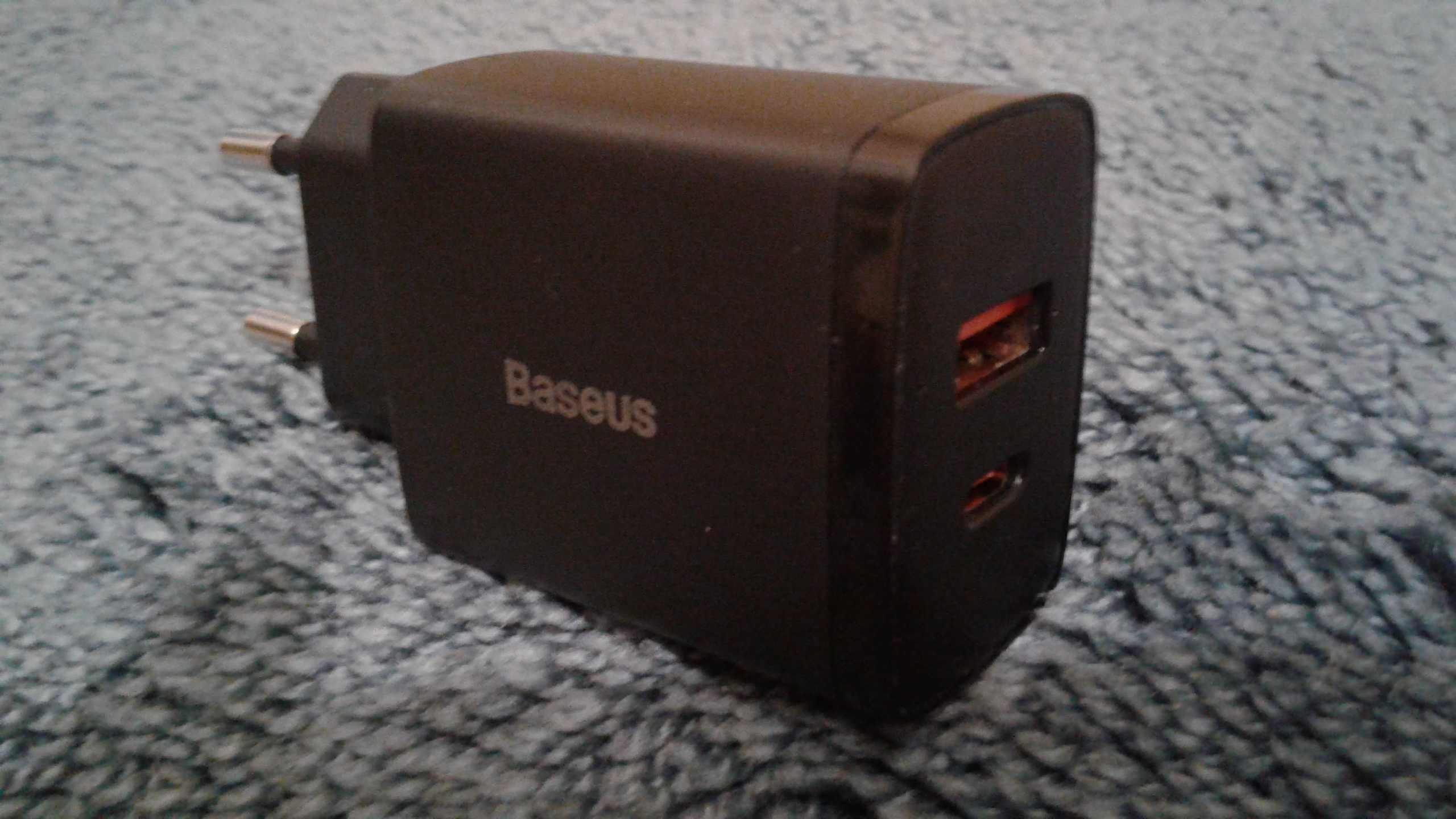 Ładowarka 20W BASEUS Super z gniazdem USB QC i USB-C PD nowa