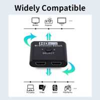 Переключатель  4K HDMI двунаправленный коммутатор двойник