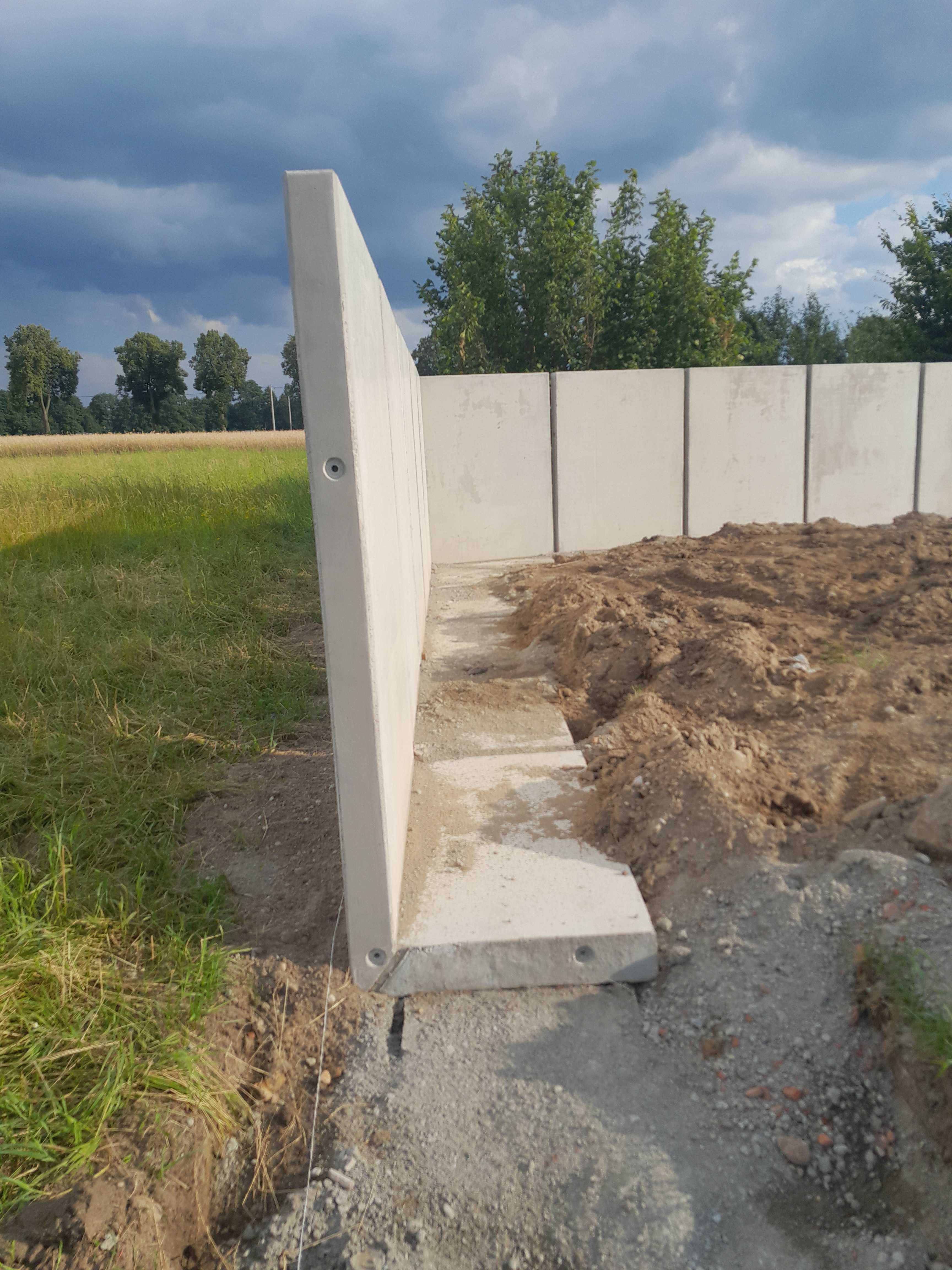 Elki "L" betonowe mur oporowy ogrodzenie betonowe beton architektonicz