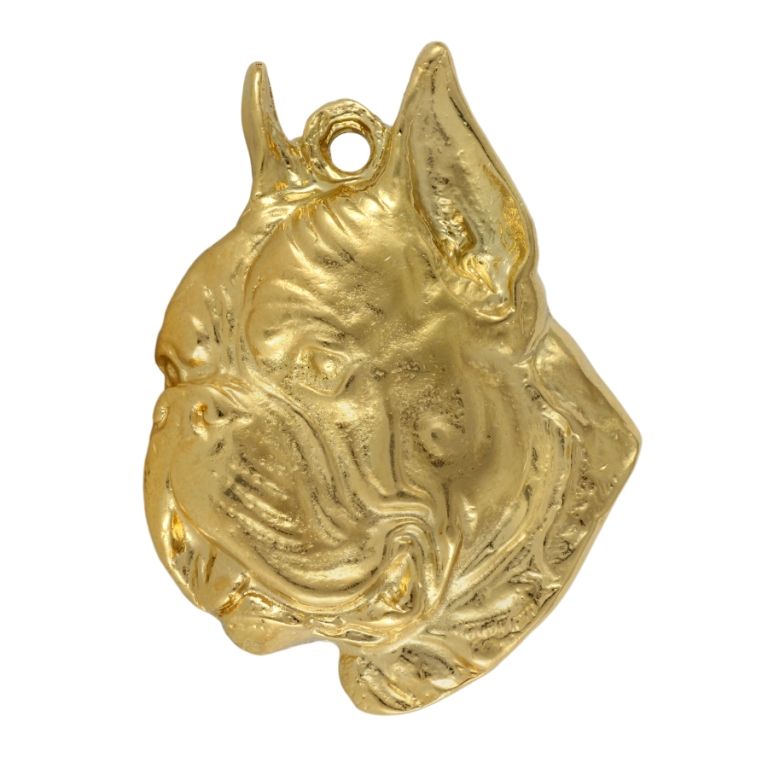 Bokser naszyjnik pozłocony Art-Dog