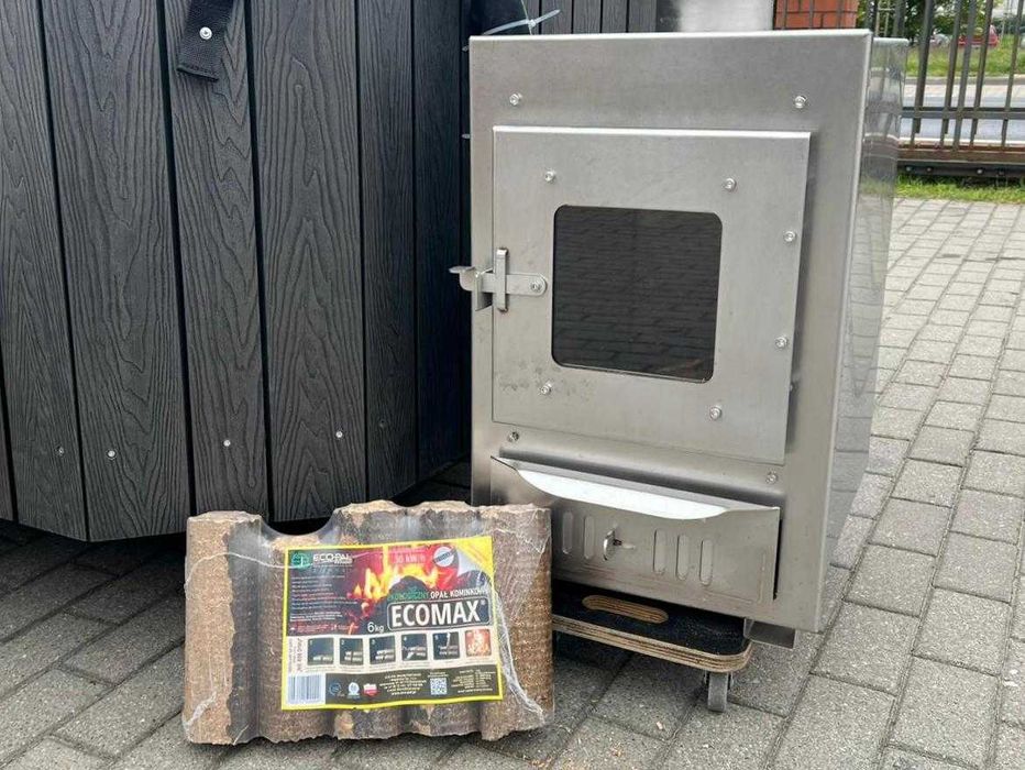 Balia bania hot tub jacuzzi ogrodowe całoroczne opalane drewnem masaż