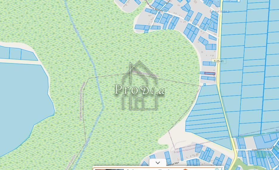 Продаж ділянка під забудову біля лісу 25 сот Безуглівка Згурівка