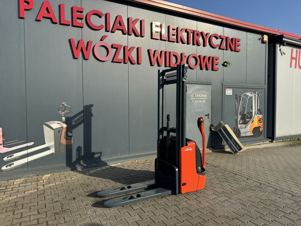 Paleciak elektryczny Linde L 12 wózek 330 cm 1200 kg wózek Jak Nowy