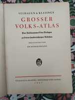 Stara Książka 1937 Olbrzymi Atlas