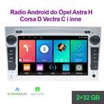Radio Opel Astra H / Corsa D // 2/32 GB / Android Auto / Carplay / BT