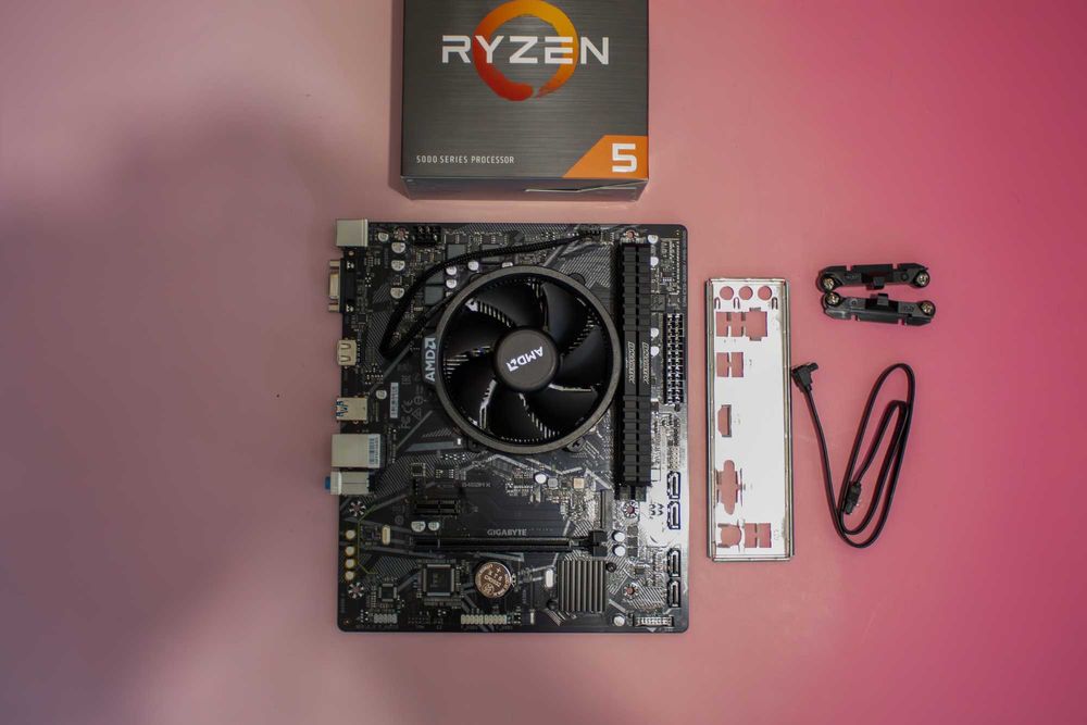 Ryzen 5 5500 + Gigabyte B450M K + 16GB Corsair 3600MHz | GW