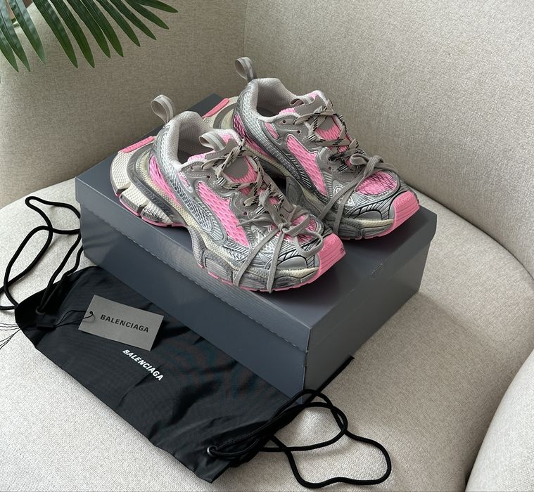 БЕЗ ПЕРЕДОПЛАТ‼️Жіночі кросівки BALENCIAGA 3XL Sneaker in Silver Pink