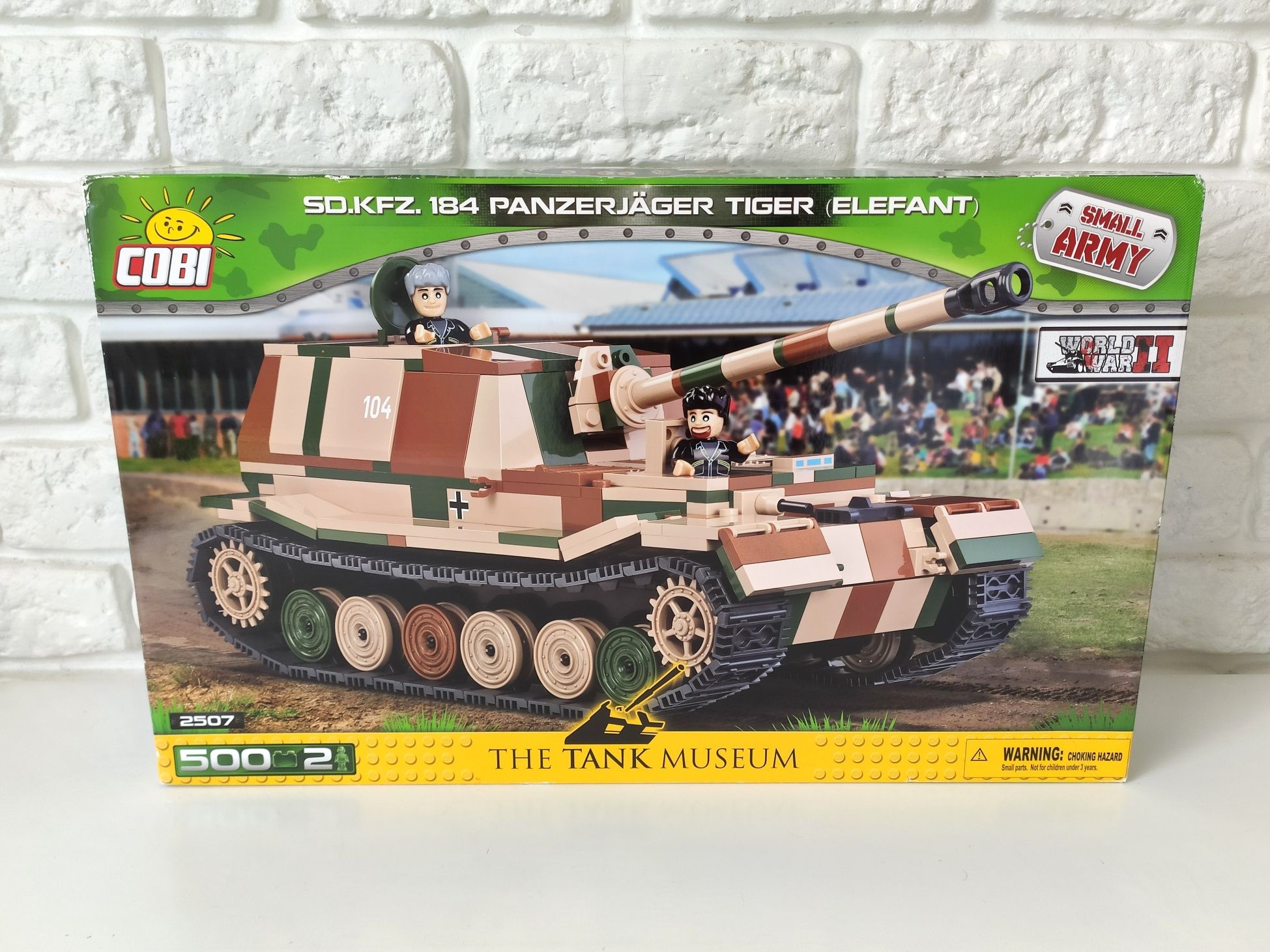 Cobi Czołg Sd.Kfz 184 Panzerjager Tiger Elefant 2507
