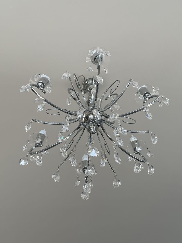 Żyrandol kryształowy BAROCOO CHROM ITALUX MD72709-6A