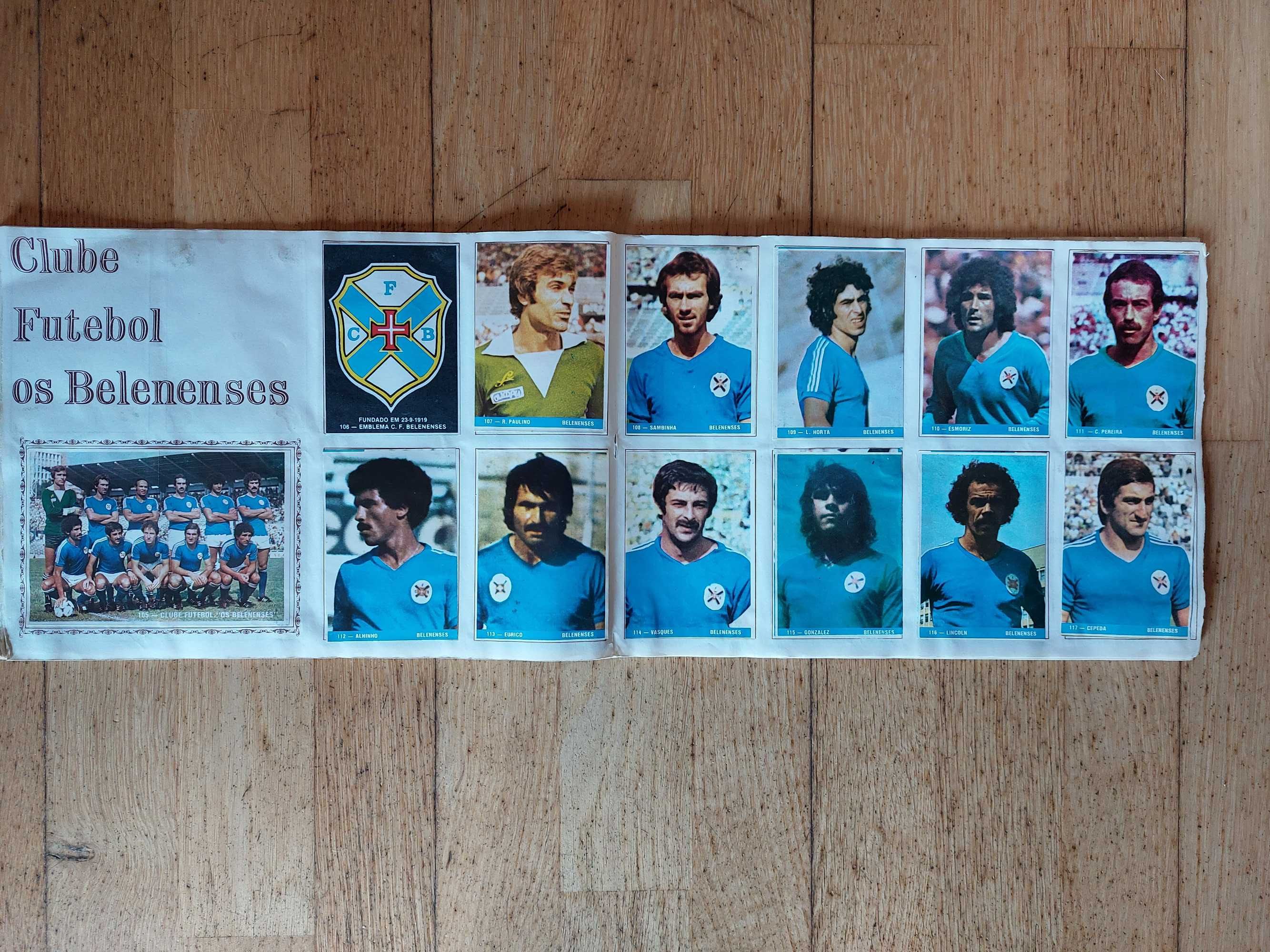 Caderneta de cromos "Futebol 79-80" - Completa