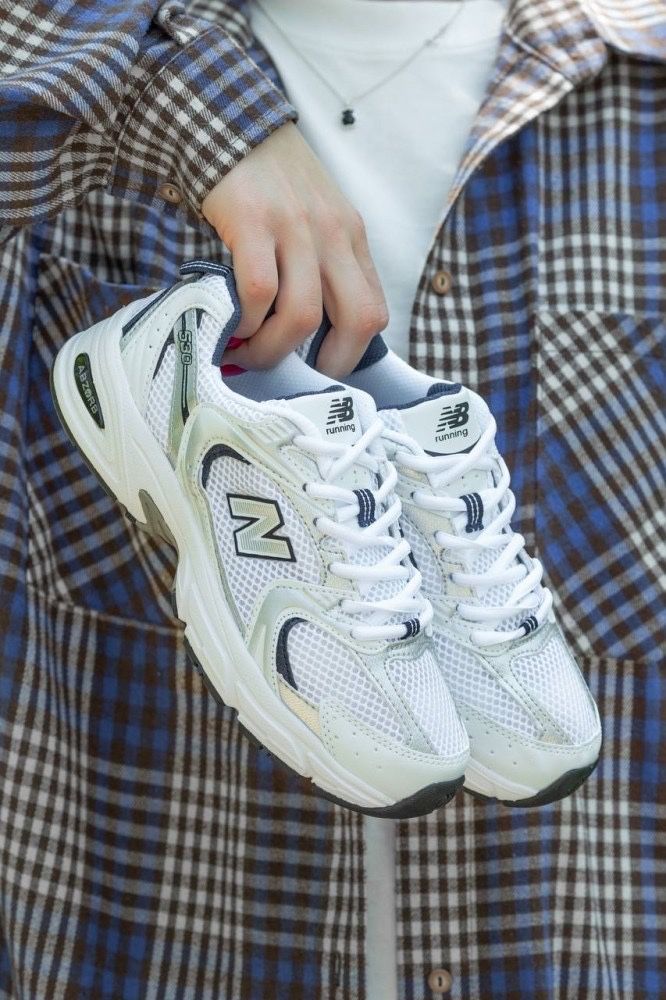 Кросівки літні  сітка New Balance білі