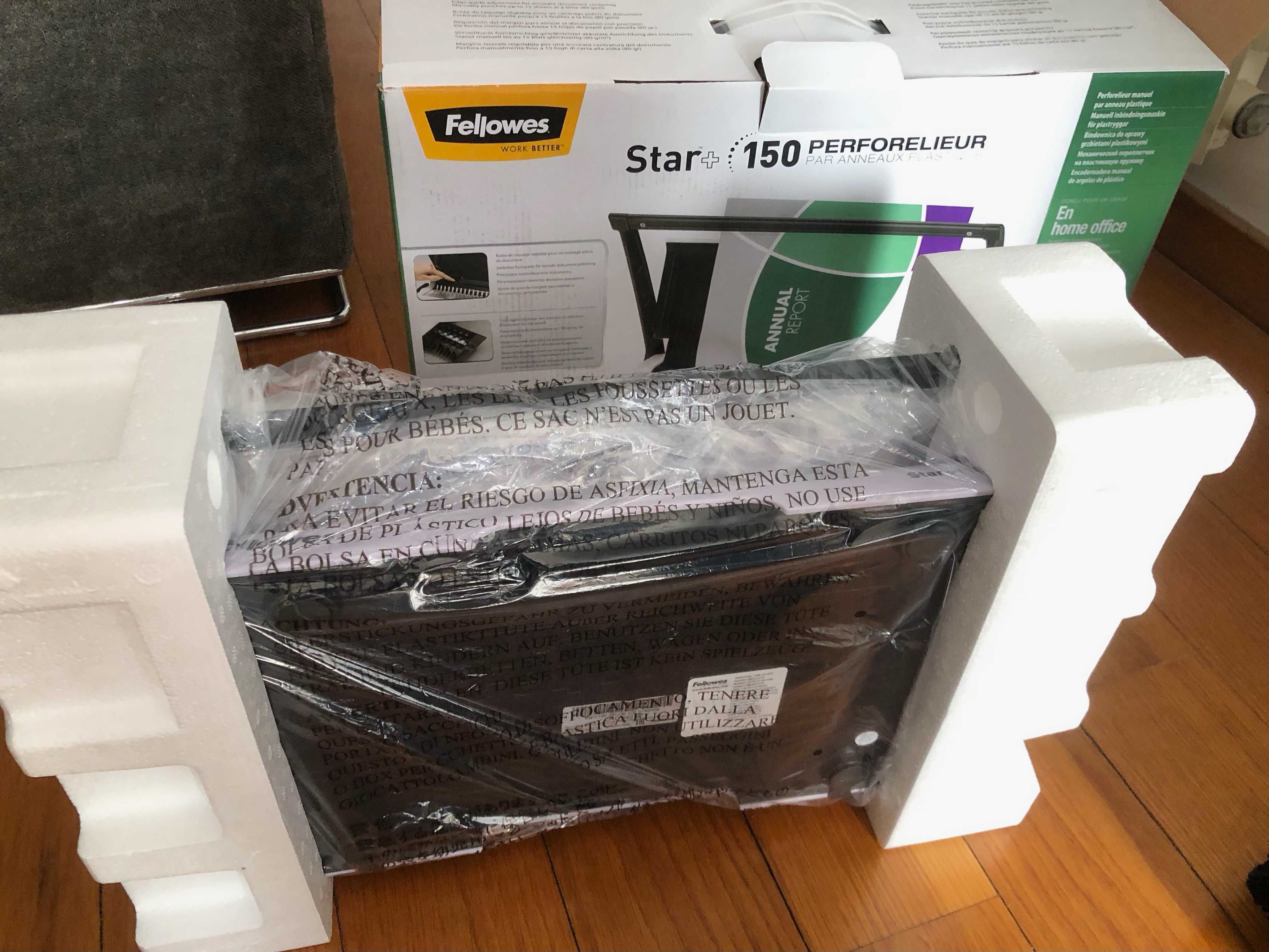 Encadernadora Argolas Plastico  STAR+150 FELLOWES (NOVA)