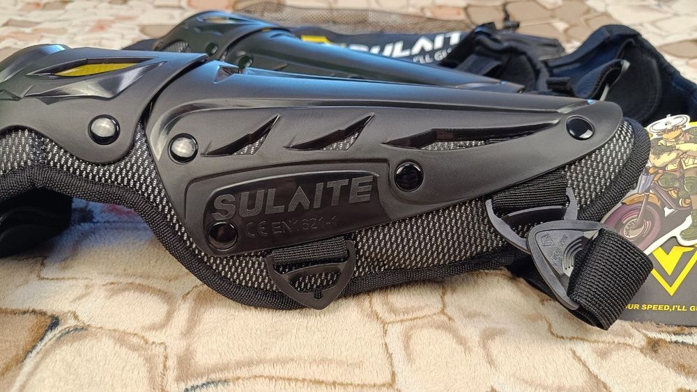 Захист колін і локтів Sulaite голени защита на вело мото колен локтей