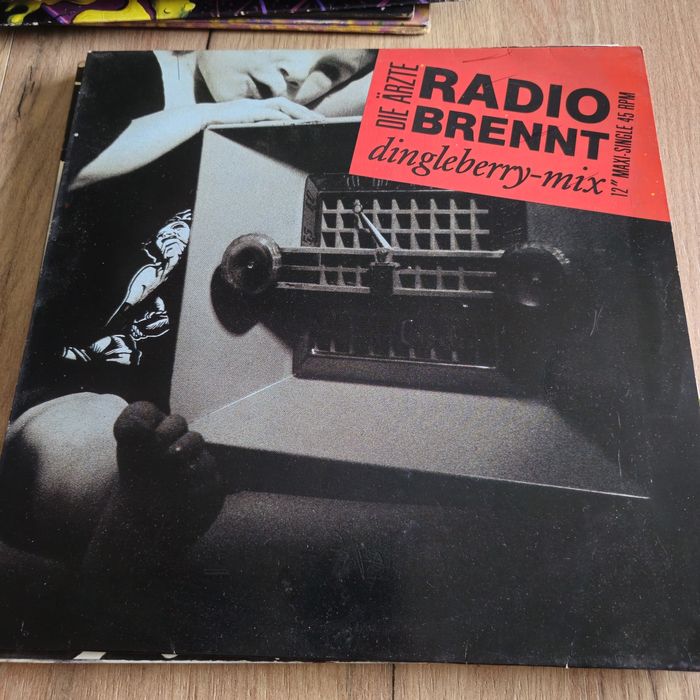 Die Artzte Radio Brennt maxi singiel winyl